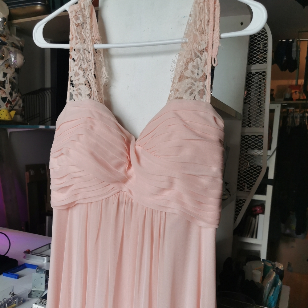 2/20$;Robe longue cocktail / soirée rose pâle